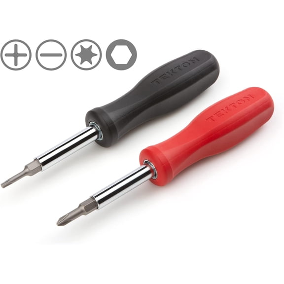 TYHREF-6-in-1 Multi-Bit Driver Set, 2-Piece (#1 - #2, 3/16-1/4 in., T10 - T25) | DMS91001