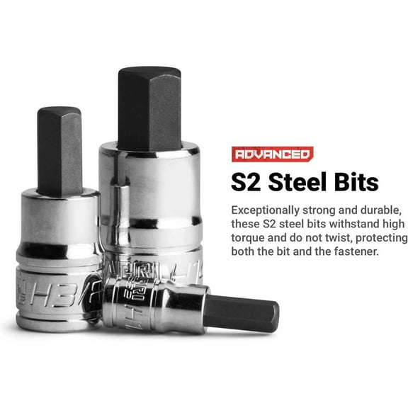 TYHREF-7/32-Inch Hex Bit Socket, 3/8-Inch Drive, SAE - 3-0553 (Pack of 2)