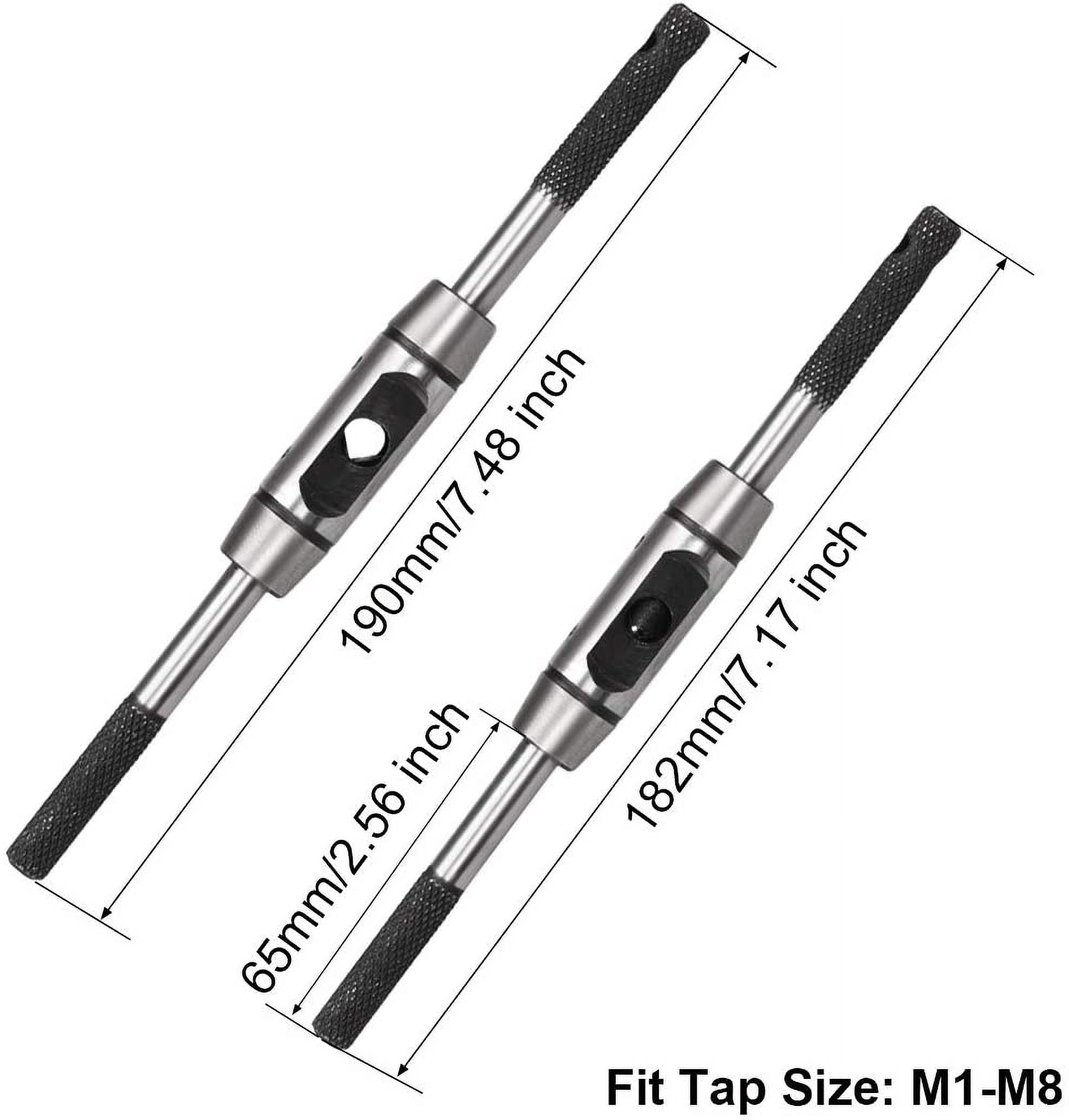 TYHREF-Adjustable Tap Wrench Handle, for Metric M2-M8 Taps, Thread Tap ...