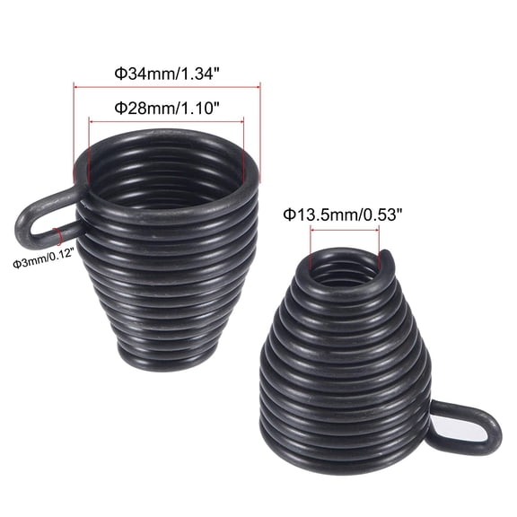 TYHREF-Air Hammer Retainer Spring, 13 Circles Spring Steel Replacement Retainer Springs for Air Hammers 2pcs