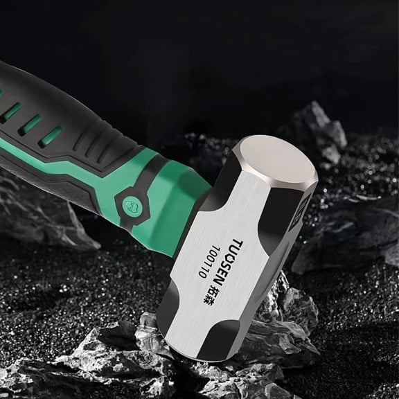 TYHREF-BUSKPOK 1lb Sledge Hammer, Mini Strike Drilling Hammer Sledgehammer with No-Slip Cushion Grip 1 Pound