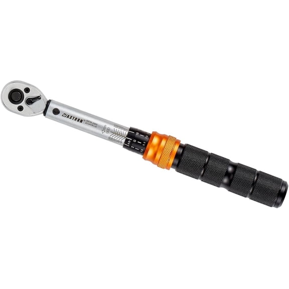 TYHREF-Bicycle Torque Wrench 1/4 Drive - 20-240 Inch-Pound (2.3-27 Nm), 3% Accuracy, Carbon Frame Protection, Mini Precision Tool, Case Included