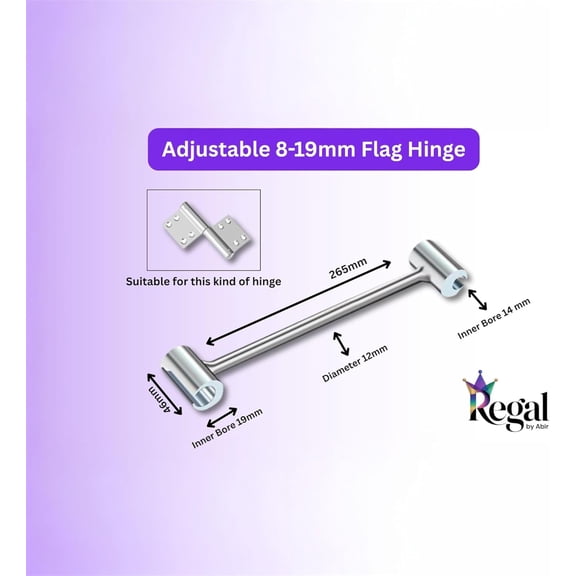 TYHREF-Door Hinge Adjustment Tool for 1419mm Hinges Hinge Gap Repair Wrench for Residential, Fire & Cleanroom Doors DIY Alignment Tool Regal By Abir