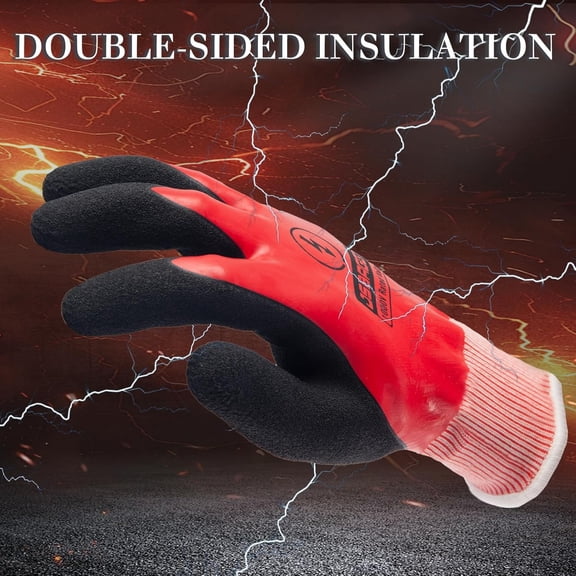 TYHREF-Insulated Electrician Gloves 400V High Voltage Resistant,Flame Retardant Fully Waterproof