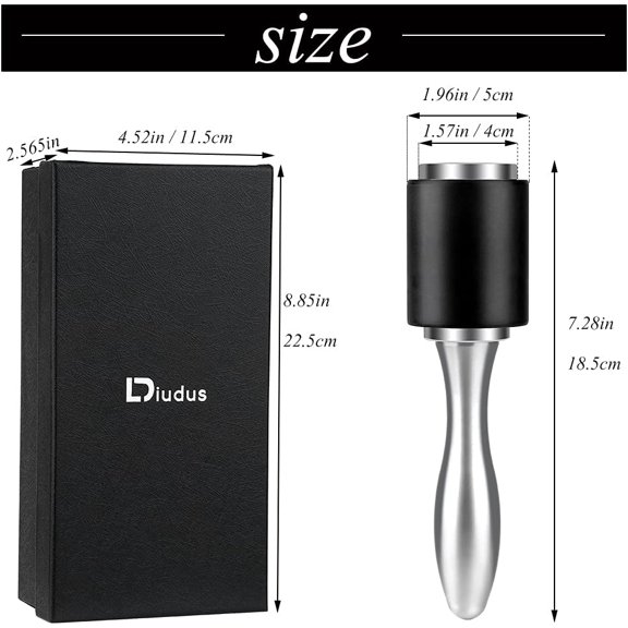 TYHREF-Leather Hammer Leather Mallet Craft Leather Carving Hammer Leather Maul for Stamping Tool Black Nylon Head Leather Mallet for Leather Work with Comfortable Handle for Handmade Project