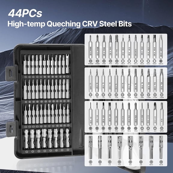 TYHREF-Magnetic Screwdriver Set, Ratcheting Precision Screwdriver Set Compact Screw Driver Set Kit Multibit Screwdrivers Mini Non-Slip Grip, Professional Repair Tool Kit for PC Phone Watch(58 in 1)