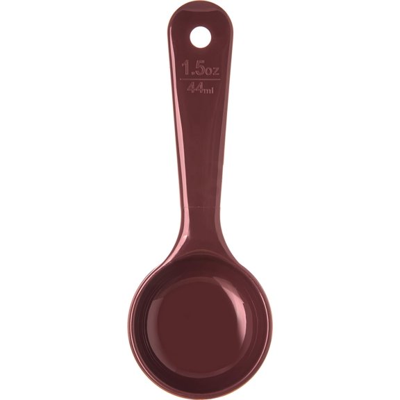 TYHREF-Measure Miser Solid Measuring Spoon with Short Handle, 1.5 Ounces, Brown