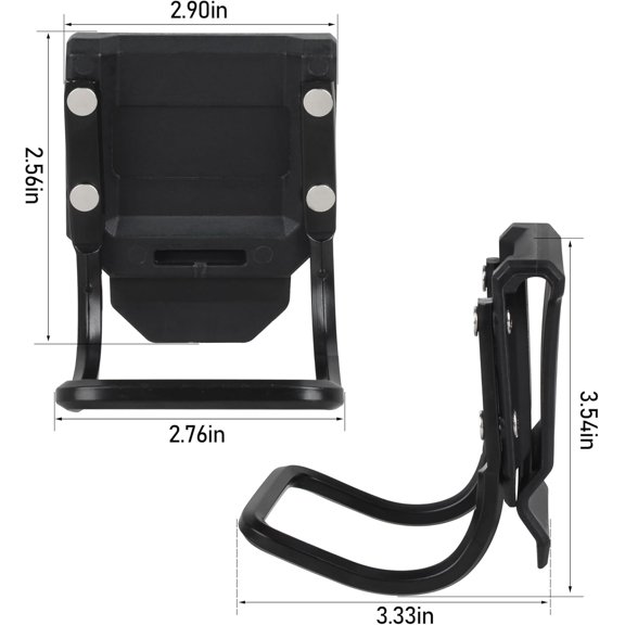 TYHREF-Modular Hammer Loop Compatible with Up to 2.7" Belt Belt Hammer Loop (Black) 