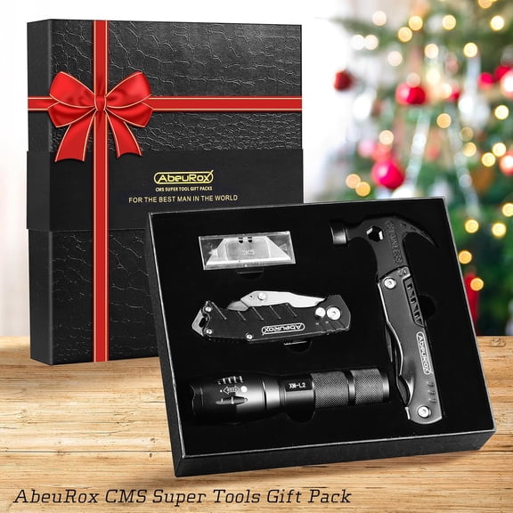 TYHREF-Multitool Pocket Knife, Hammer, Tactical Flashlight (BEST MAN EVER)