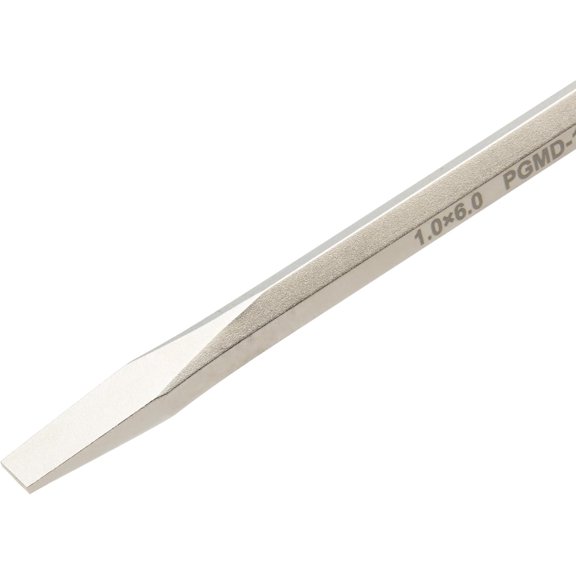 TYHREF-Power Grip Screwdriver (Go Through Type) PGMD-100 Gray (-)1.0x6.0