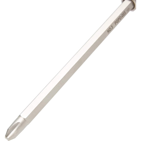 TYHREF-Power Grip Screwdriver (Go Through Type) PGPD-003 Red (+) No.3