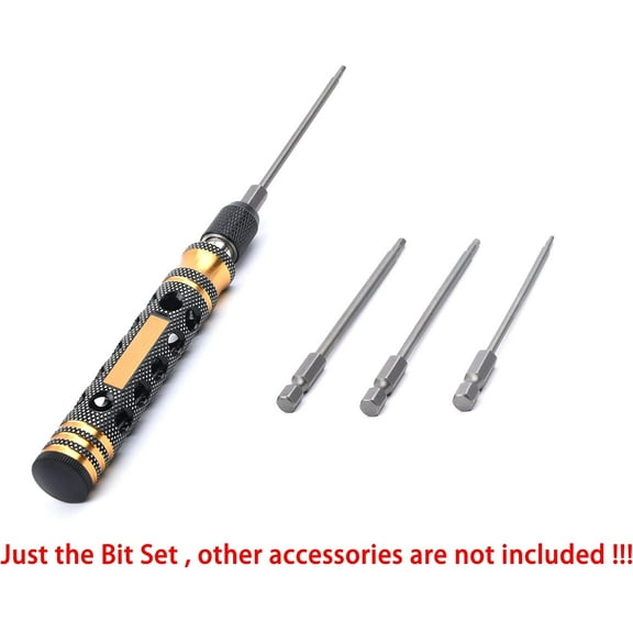 TYHREF-RC Hex Bit 1.5 2.0 2.5 3.0mm Hex Head Allen Wrench Drill Bit Set for Screwdrivers Electric Screwgun/Power Drill