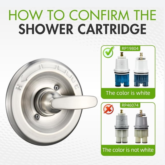 TYHREF-RP19804 Shower Cartridge for Delta Monitor 1300/1400 Series Shower Faucet Single Handle, Replacement Monitor Pressure Balance Single Function Cartridge, Easy Installation