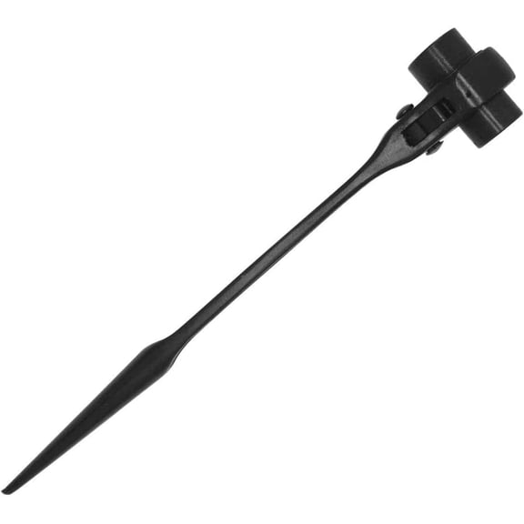 TYHREF-Ratchet Podger Spanner Quick Release Erecting Scaffold Tool Double Socket Wrenches 19mmx24mm