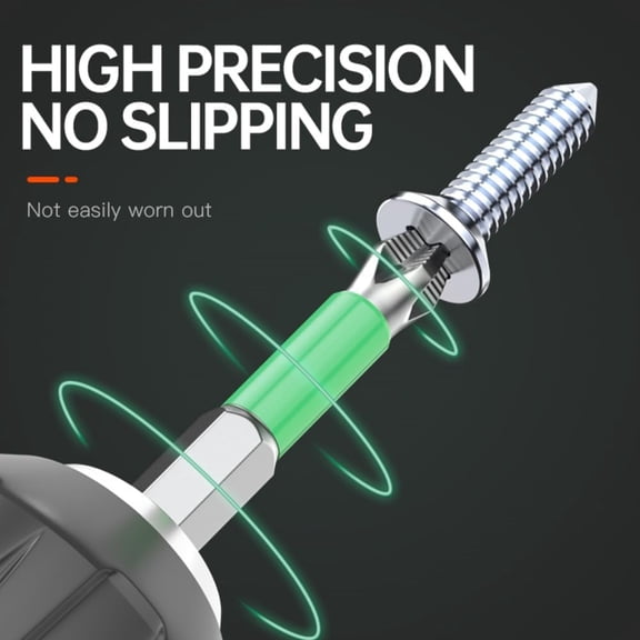 TYHREF-Screwdriver Bit Set, 35-Piece Impact Driver Bit Set with Phillips/Slotted/Torx/Hex/Square Bits, Magnetic Nut Drivers, S2 Alloy Steel for Impact Driver