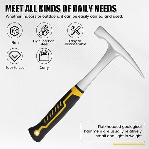 TYHREF-Sheet Metal Hammer, 16oz High Carbon Steel Tool, Precise Efficient Hvac Hammer, Single Handed Sheet Metal Pounder for Woodworking Pipe Work