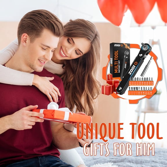 TYHREF-Stocking Stuffers for Men Adults Ratchet Screwdriver Set, Christmas Mens Dad Gifts for Men Dad, Mens Stocking Stuffers, EDC Gear Tool Pocket Ratcheting Screwdriver, 90 Degree Right Angle Screw