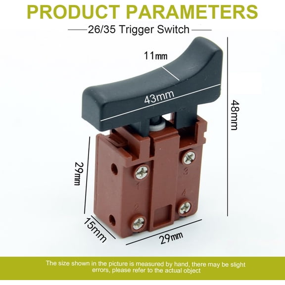 TYHREF-Trigger Switch for Leiya 26/35 Electric Drill Hammer Tool Power Speed Control Push Button Switch