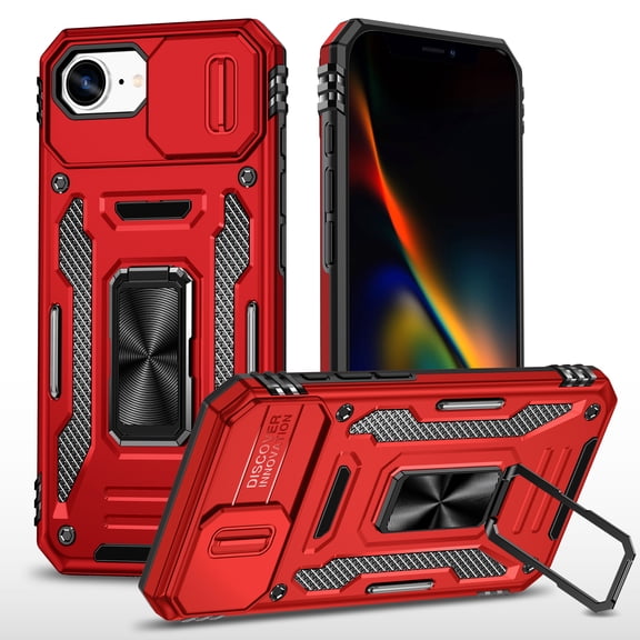 TYJKeJi Case Kickstand Drop Resistant Shockproof Case For iPhone 16E