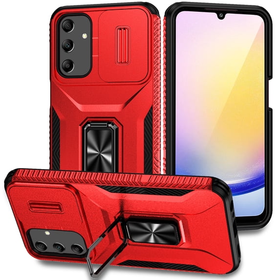 TYJKeJi Case with Holder Stander Kickstand Drop Resistant Shockproof Case For Samsung Galaxy A25 5G