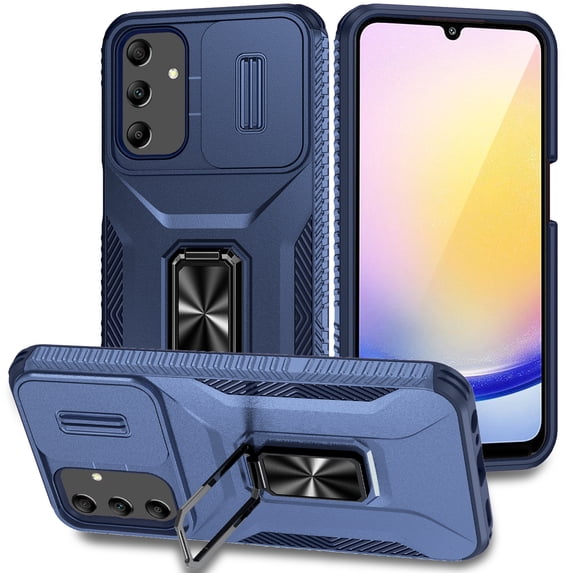 TYJKeJi Case with Holder Stander Kickstand Drop Resistant Shockproof Case For Samsung Galaxy A25 5G