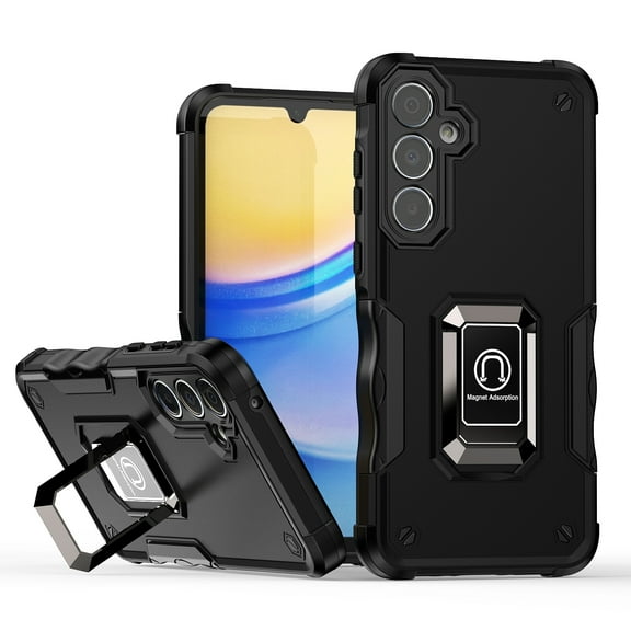 TYJKeJi Case with Holder Stander Kickstand Drop Resistant Shockproof Case For Samsung Galaxy A35 5G