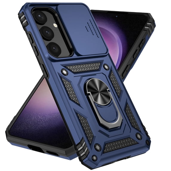 TYJKeJi Case with Holder Stander Kickstand Drop Resistant Shockproof Case For Samsung Galaxy S25 (6.2inch)