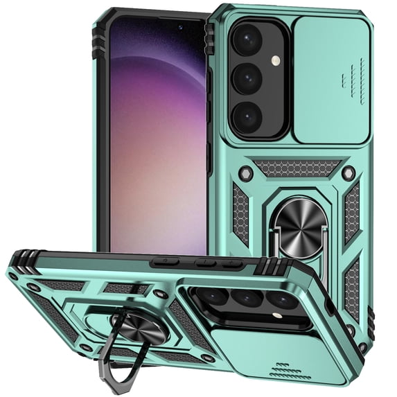 TYJKeJi Case with Holder Stander Kickstand Drop Resistant Shockproof Case For Samsung Galaxy S25 Plus (S25+) (6.7inch)