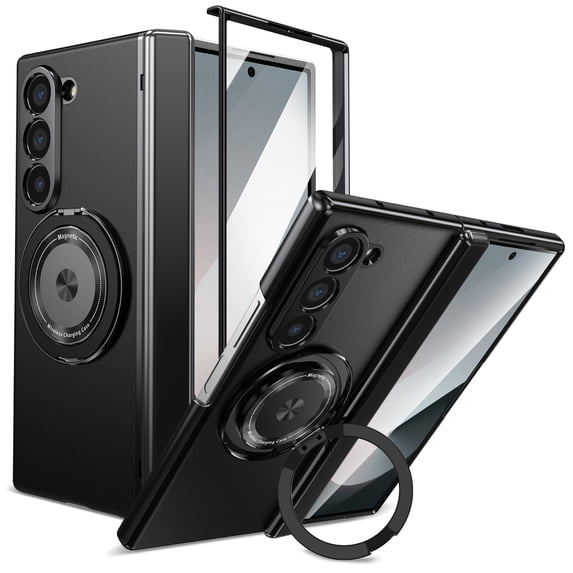 TYJKeJi Case with Holder Stander Kickstand Drop Resistant Shockproof Case For Samsung Galaxy Z Fold 6 For Samsung Galaxy Z Fold6