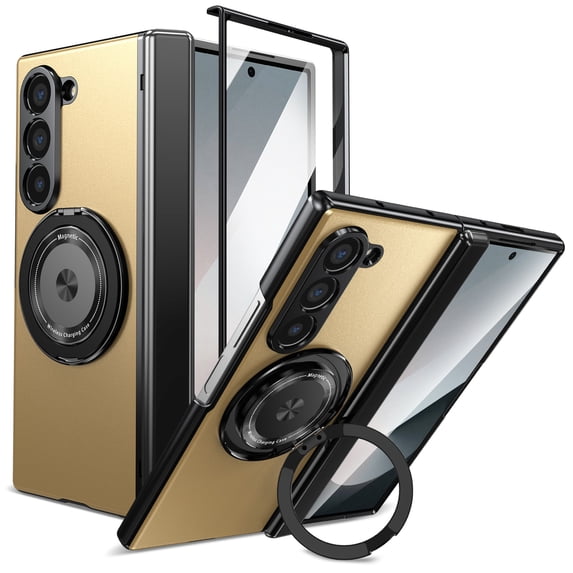 TYJKeJi Case with Holder Stander Kickstand Drop Resistant Shockproof Case For Samsung Galaxy Z Fold 6 For Samsung Galaxy Z Fold6