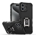 thumbnail image 1 of TYJKeJi Case with Holder Stander Kickstand Drop Resistant Shockproof Case For iPhone 16 (6.1inch), 1 of 11