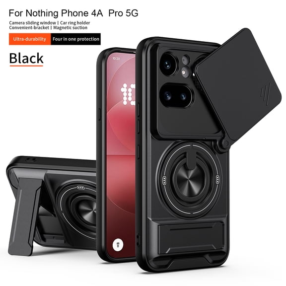 TYJKeJi Case with Kickstand Drop Resistant Shockproof Case For Nothing Phone 4a Pro