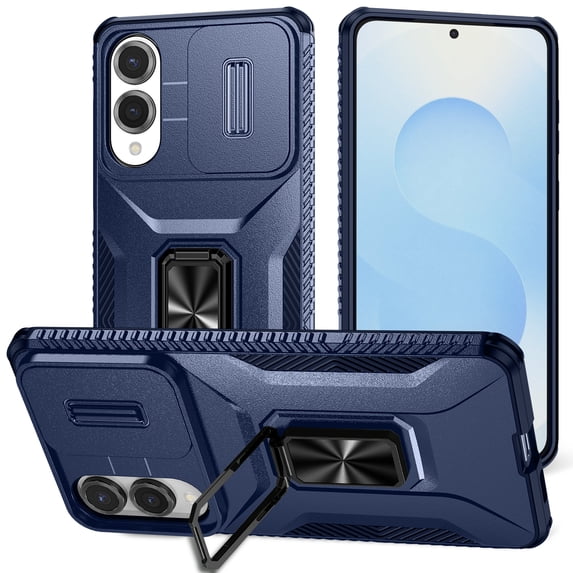 TYJKeJi Case with Kickstand Drop Resistant Shockproof Case For Samsung Galaxy S25 Edge