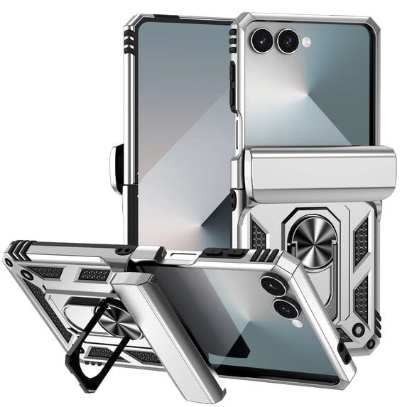 TYJKeJi Case with Kickstand Drop Resistant Shockproof Case For Samsung Galaxy Z Flip 7 For Samsung Galaxy Z Flip7