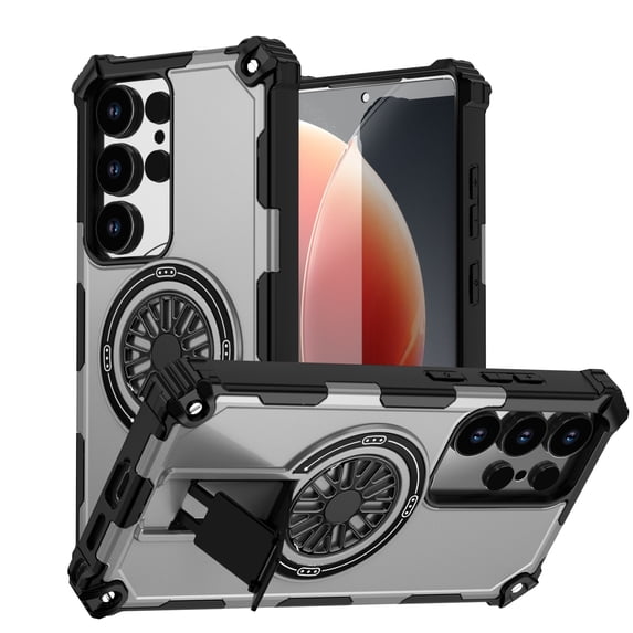 TYJKeJi Case with Kickstand Drop Resistant Shockproof Stander Case For Samsung Galaxy S25 Ultra