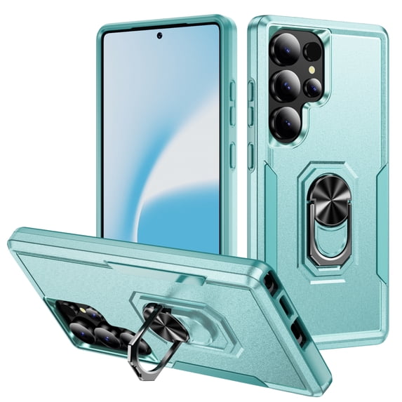 TYJKeJi Case with Stander Holder Kickstand Drop Resistant Shockproof Case For Samsung Galaxy S25 Ultra