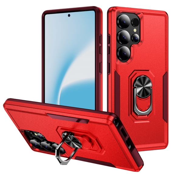 TYJKeJi Case with Stander Holder Kickstand Drop Resistant Shockproof Case For Samsung Galaxy S25 Ultra