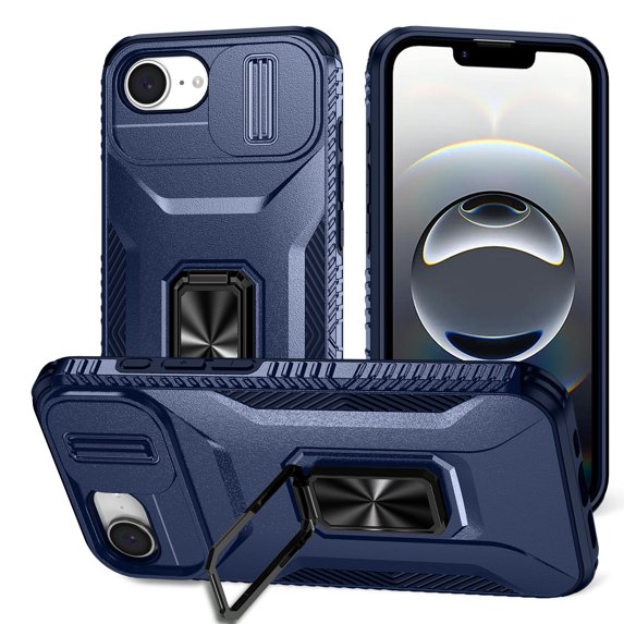 TYJKeJi Case with Stander Kickstand Drop Resistant Shockproof Case For iPhone 16e
