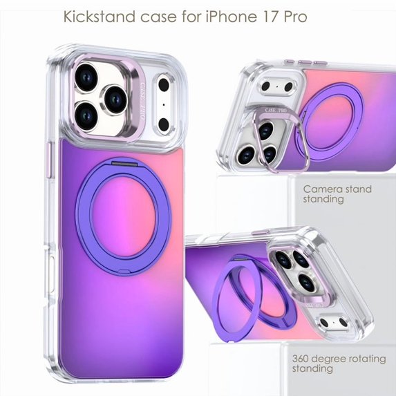 TYJKeJi Fashion Case Kickstand Drop Resistant Shockproof Case For iPhone 17 Pro