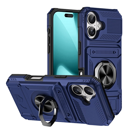 TYJKeJi Fashion Case Kickstand Drop Resistant Shockproof Case For iPhone 17