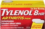 TYLENOL 8 HR Arthritis Pain Extended Release 650 mg Caplets 225 ea (2 Pack)