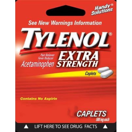 TYLENOL E/S 2CT CAPLETS