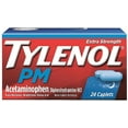 thumbnail image 1 of TYLENOL Extra Strength PM Caplets 24 ea (Pack of 2), 1 of 3