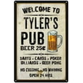 thumbnail image 1 of TYLER'S Pub Sign Vintage Man Cave Bar 12 x 18 Matte Finish Metal 112180028201, 1 of 1