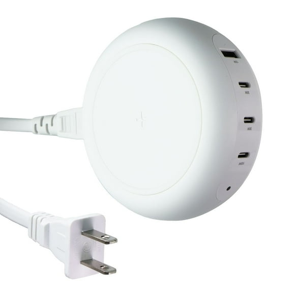 TYLT (100W) Multi-Port (USB-C/USB-A) PD Hub w/Wireless Charging (PWRHUB100W-T)