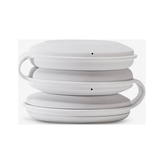 TYLT Folio Trio | 3-in-1 Magnetic Foldable Charger Stand, 15W Fast Wireless Charging Station for iPhone 15/14/13/12 Series, AirPods, and Apple Watch | White