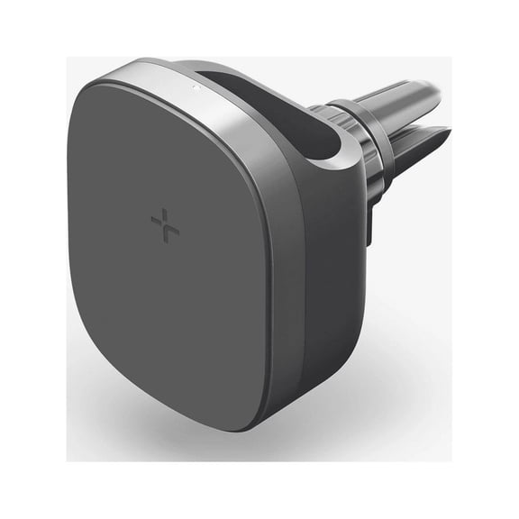 TYLT Venti Duo | 15W Fast Magnetic Wireless Car Charger Compatible with iPhone 15/14/13/12 Series and Airpods, MagSafe Car Charger with Vent Clip and Suction Stand Included | Black