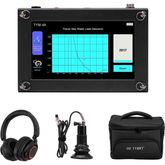 Tracer Gas Water Leak Detector - H/N Tracer Technology for Micro-Leaks in Pressurized Water Lines - OH TYMWT-4A