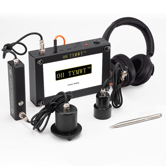 TYM-6A Professional Water Leak Detector - AI Detection, Dual Display, Adjustable Frequency for Water/Fire Pipeline Pressure