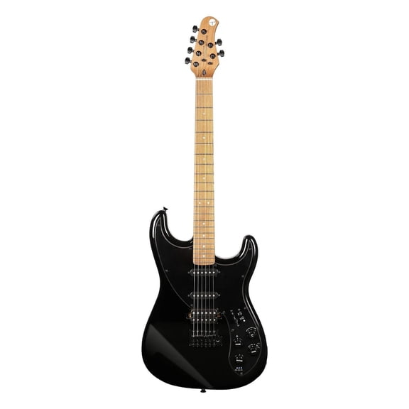 TYMA E7 Smart Guitar | The Ultimate Portable All-in-One Guitar - Moon Shadow Black